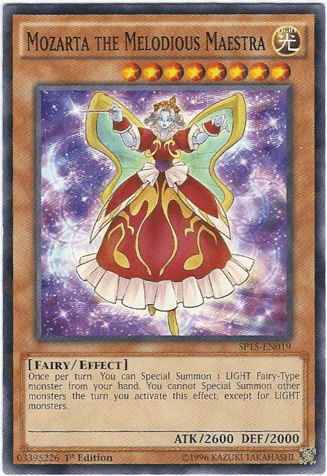 Mozarta the Melodious Maestra [SP15-EN019] Shatterfoil Rare