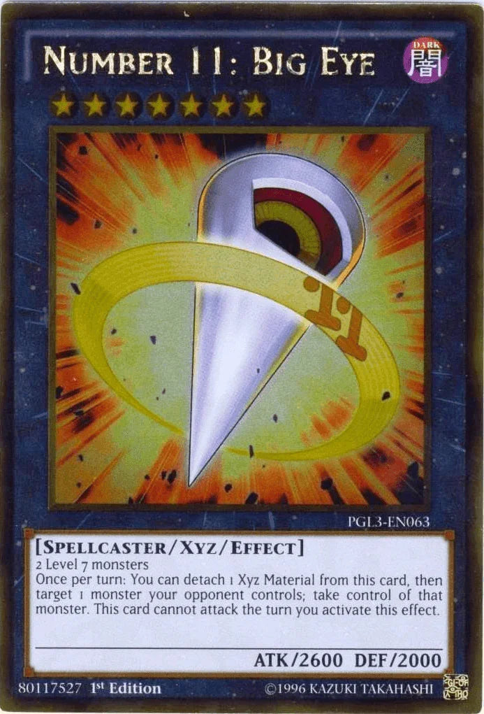 Number 11: Big Eye [PGL3-EN063] Gold Rare