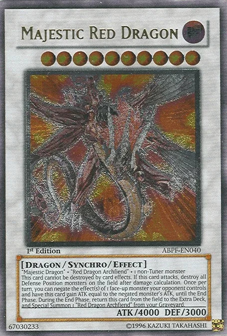 Majestic Red Dragon [ABPF-EN040] Ultimate Rare