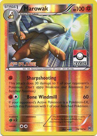 Marowak (78/162) (League Promo 4th Place) [XY: BREAKthrough]