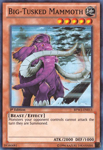 Big-Tusked Mammoth [BPW2-EN013] Super Rare