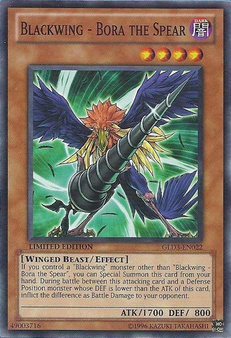 Blackwing - Bora the Spear [GLD3-EN022] Common