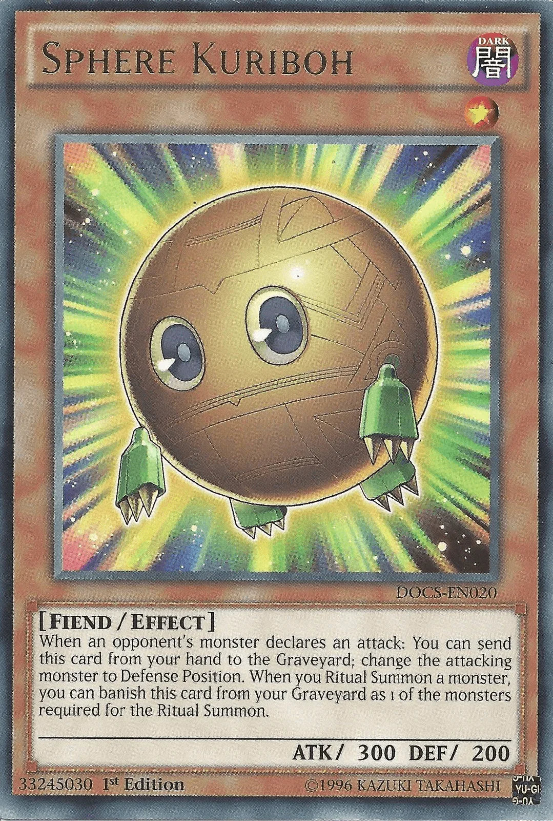 Sphere Kuriboh [DOCS-EN020] Rare
