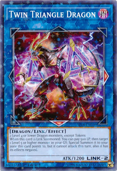 Twin Triangle Dragon [SP18-EN036] Starfoil Rare