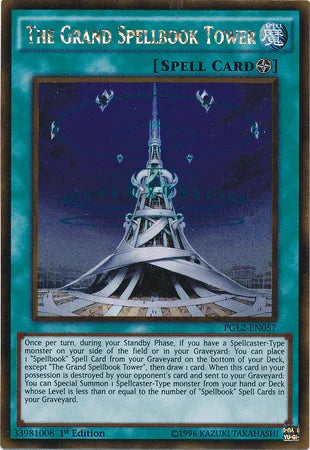 The Grand Spellbook Tower [PGL2-EN057] Gold Rare