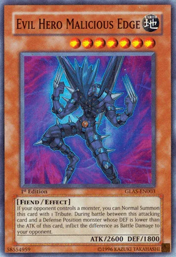 Evil Hero Malicious Edge [GLAS-EN003] Super Rare