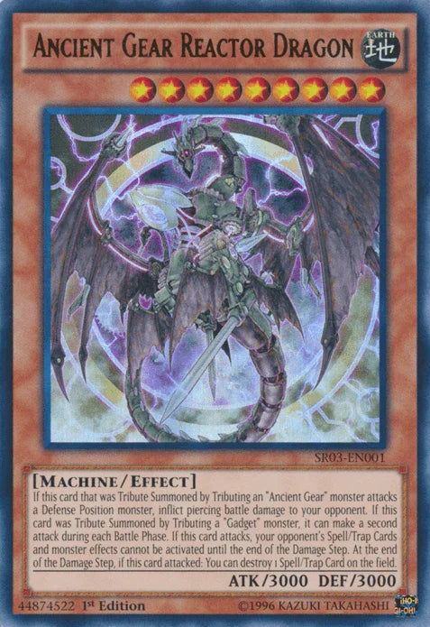 Ancient Gear Reactor Dragon [SR03-EN001] Ultra Rare