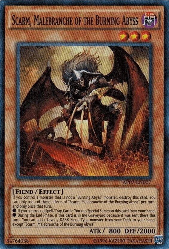 Scarm, Malebranche of the Burning Abyss [AP07-EN007] Super Rare