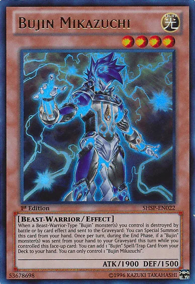 Bujin Mikazuchi [SHSP-EN022] Ultra Rare