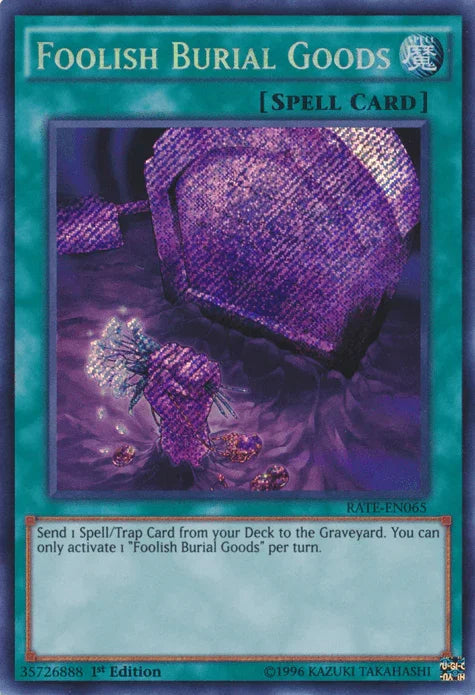 Foolish Burial Goods [RATE-EN065] Secret Rare
