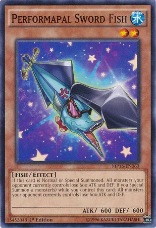 Performapal Sword Fish [MP15-EN063] Common
