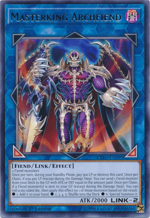 Masterking Archfiend [EXFO-EN090] Rare