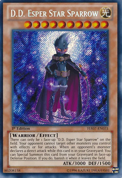 D.D. Esper Star Sparrow [HA07-EN031] Secret Rare