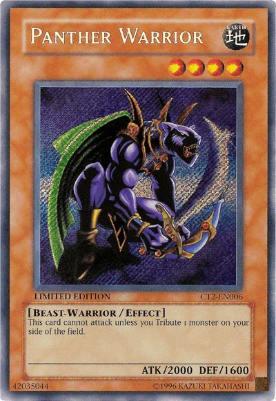 Panther Warrior [CT2-EN006] Secret Rare