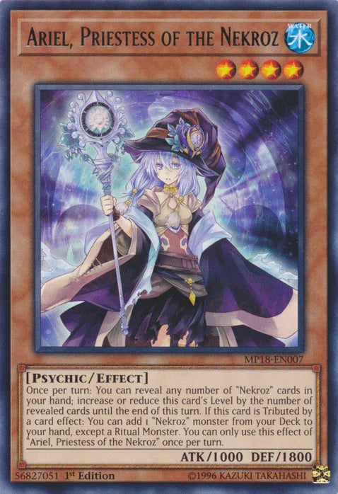 Ariel, Priestess of the Nekroz [MP18-EN007] Rare