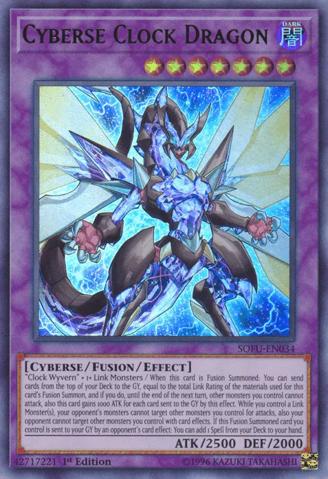 Cyberse Clock Dragon [SOFU-EN034] Ultra Rare