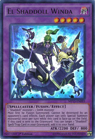 El Shaddoll Winda [MP15-EN093] Ultra Rare