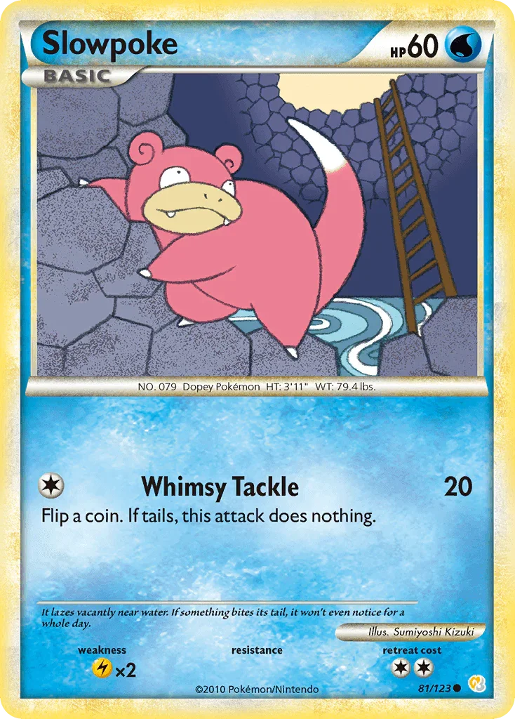 Slowpoke (81/123) [HeartGold & SoulSilver: Base Set]