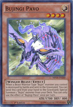 Bujingi Pavo [MP14-EN240] Super Rare