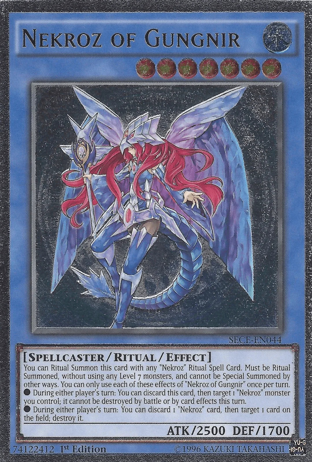 Nekroz of Gungnir [SECE-EN044] Ultimate Rare
