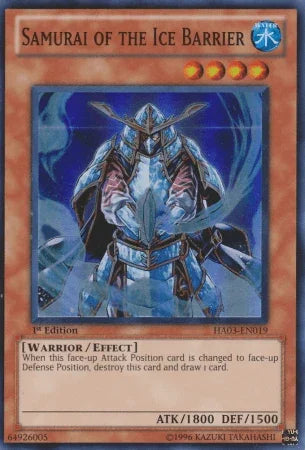 Samurai of the Ice Barrier [HA03-EN019] Super Rare