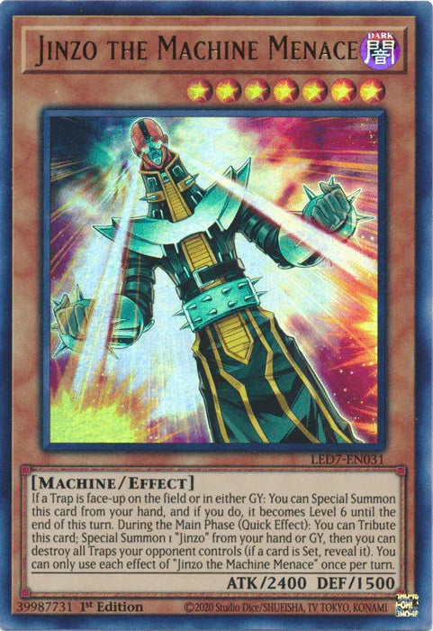Jinzo the Machine Menace [LED7-EN031] Ultra Rare
