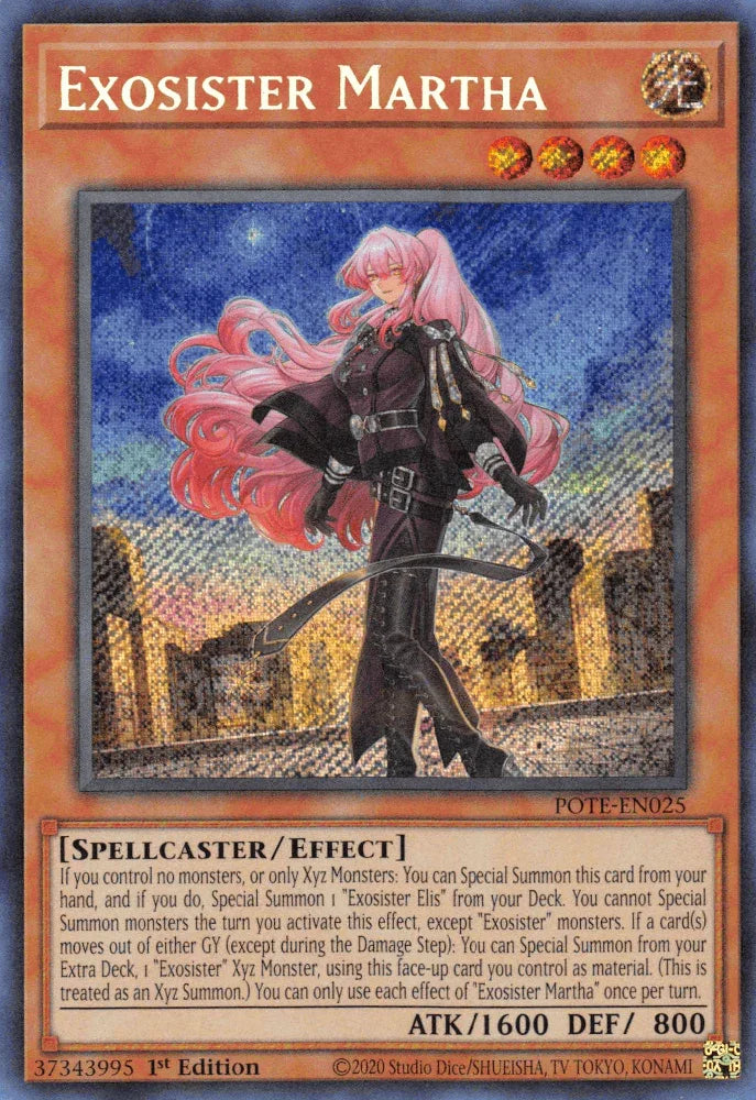 Exosister Martha [POTE-EN025] Secret Rare