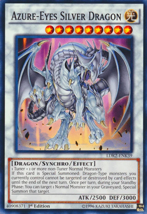 Azure-Eyes Silver Dragon [LDK2-ENK39] Common