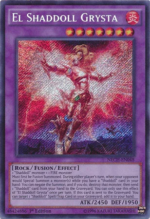 El Shaddoll Grysta [NECH-EN048] Secret Rare