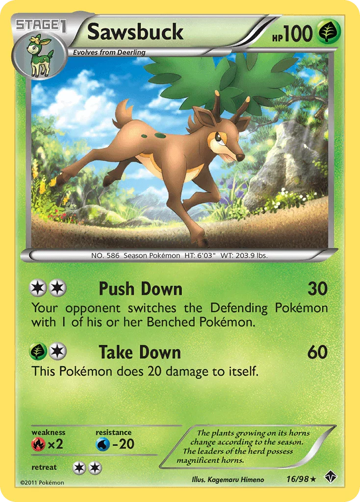 Sawsbuck (16/98) [Black & White: Emerging Powers]