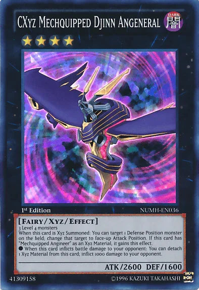 CXyz Mechquipped Djinn Angeneral [NUMH-EN036] Super Rare