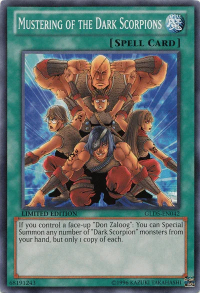 Mustering of the Dark Scorpions [GLD5-EN042] Common