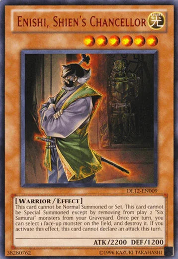 Enishi, Shien's Chancellor (Red) [DL12-EN009] Rare