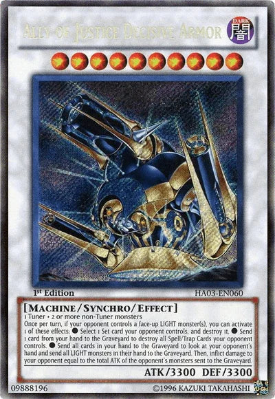 Ally of Justice Decisive Armor [HA03-EN060] Secret Rare