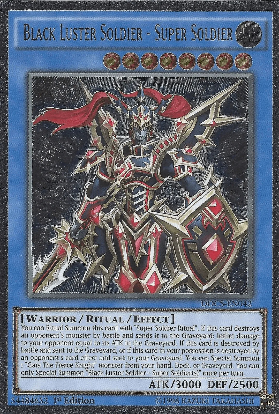 Black Luster Soldier - Super Soldier (UTR) [DOCS-EN042] Ultimate Rare