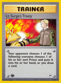 Lt. Surge's Treaty (112/132) [Gym Heroes 1st Edition]
