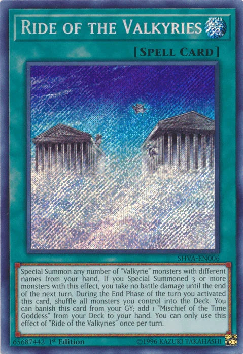 Ride of the Valkyries [SHVA-EN006] Secret Rare