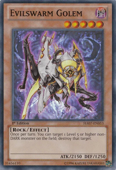 Evilswarm Golem [HA07-EN053] Super Rare