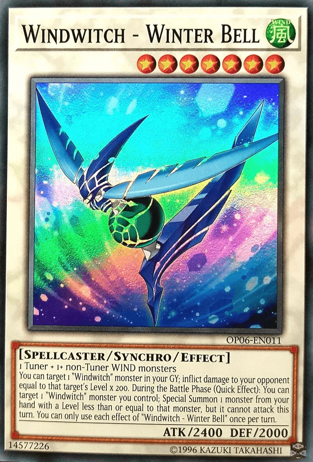 Windwitch - Winter Bell [OP06-EN011] Super Rare
