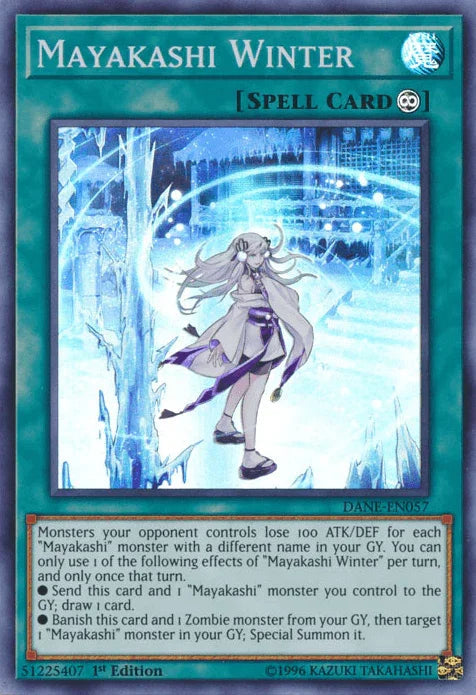 Mayakashi Winter [DANE-EN057] Super Rare