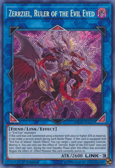 Zerrziel, Ruler of the Evil Eyed [INCH-EN031] Secret Rare