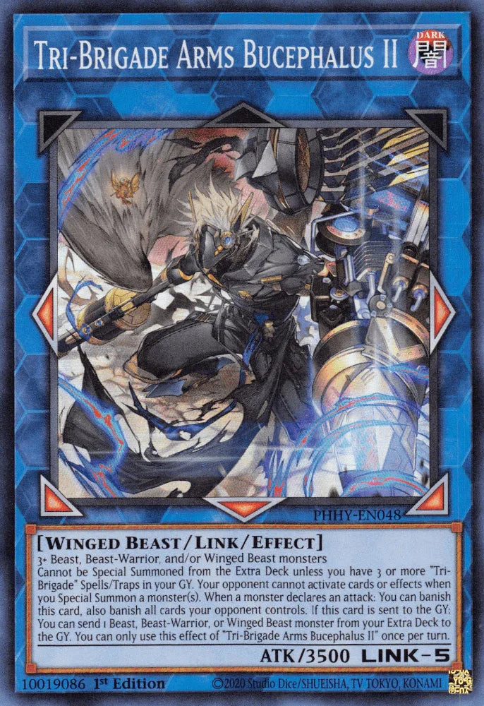 Tri-Brigade Arms Bucephalus II [PHHY-EN048] Super Rare