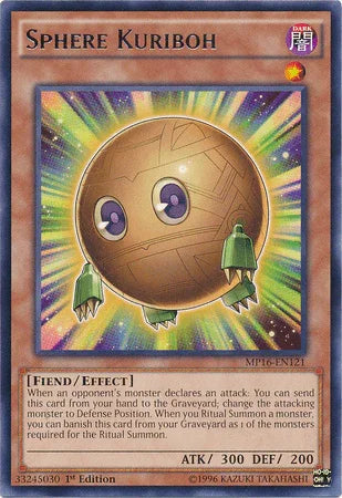 Sphere Kuriboh [MP16-EN121] Rare