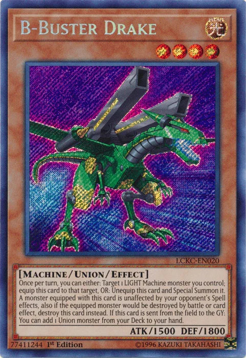 B-Buster Drake [LCKC-EN020] Secret Rare