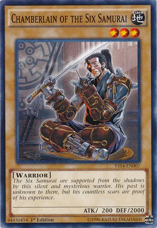 Chamberlain of the Six Samurai [YS14-EN007] Common