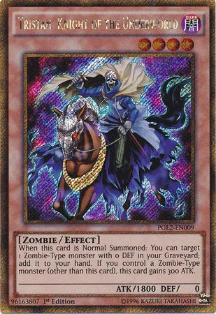 Tristan, Knight of the Underworld [PGL2-EN009] Gold Secret Rare