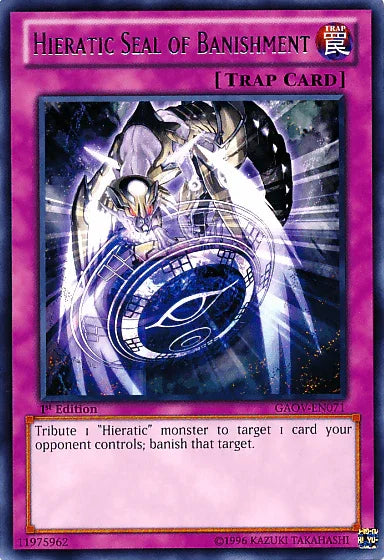 Hieratic Seal of Banishment [GAOV-EN071] Rare