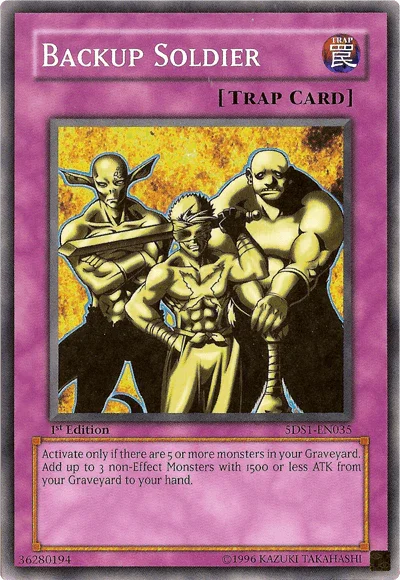 Backup Soldier [5DS1-EN035] Common