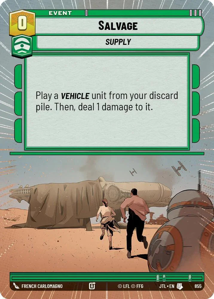Salvage (Hyperspace Foil) (855) [Jump to Lightspeed]