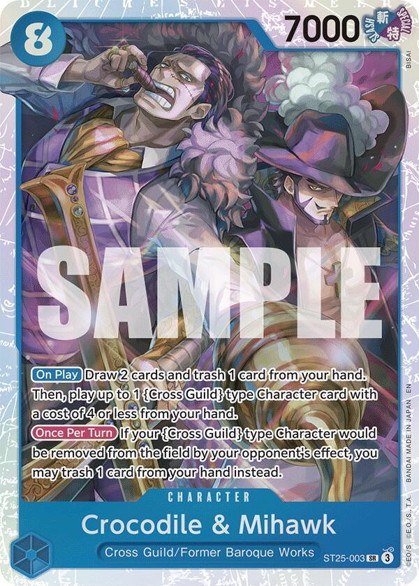 Crocodile & Mihawk [Starter Deck: Blue Buggy]